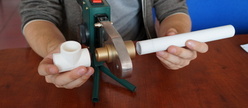 Паяльник для пластиковых труб: температура, время схватывания